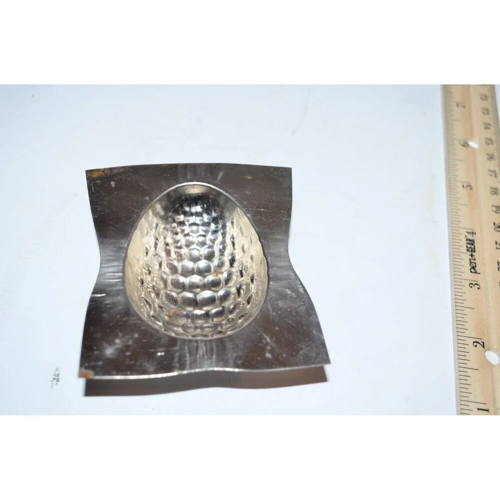 Vtg Chocolate Mold Easter‎ Egg HALF Dragon Scales Reptile snake lizard